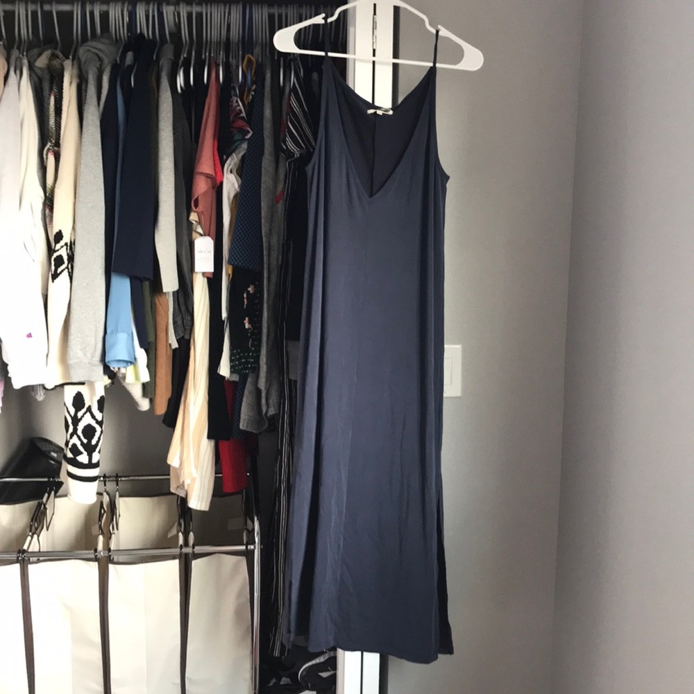 Madewell Navy Tank Midi Dress, NWOT